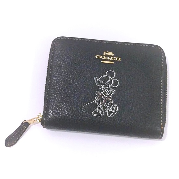 Coach Disney Minnie Mouse Black Wallet NWT - Picture 8 of 8